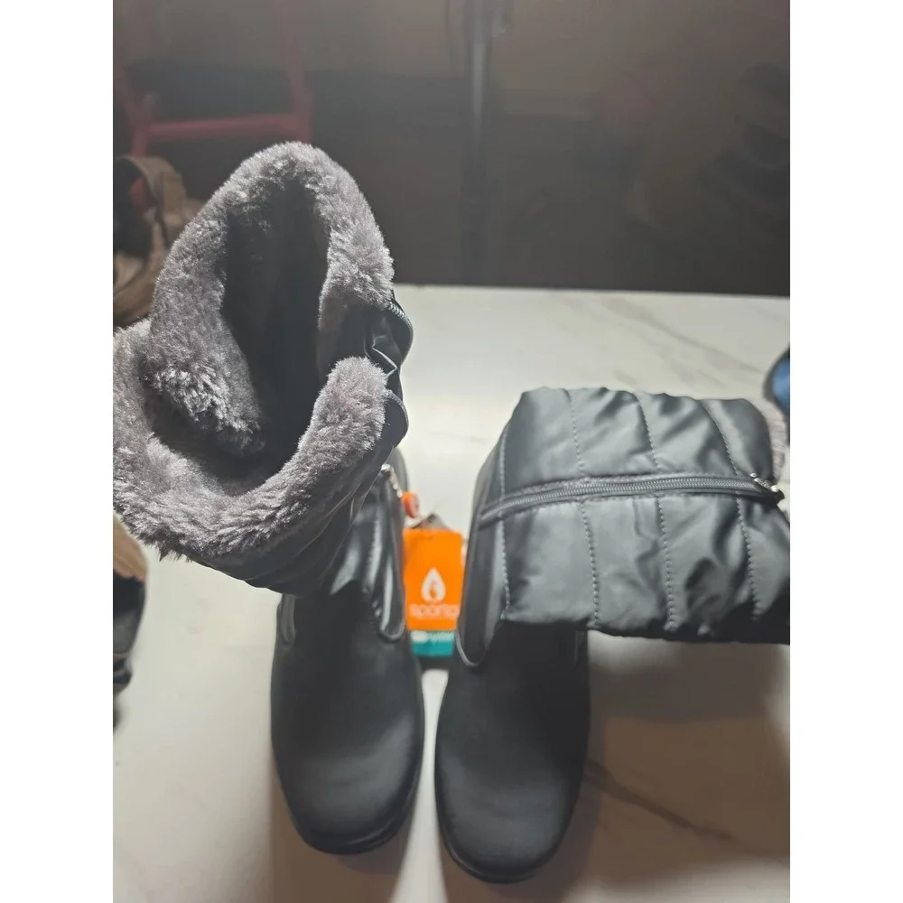 Thermo Lite Waterproof Women's gray Totes Boots Size 9.5